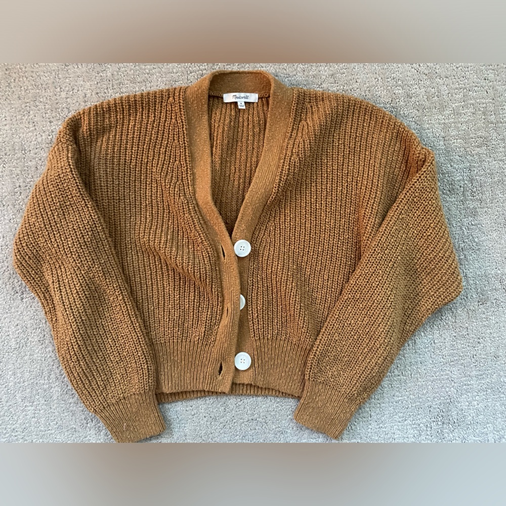 Madewell crop cardigan